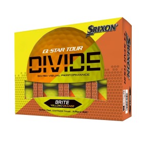 Srixon Q-Star Tour Divide Yellow/Orange